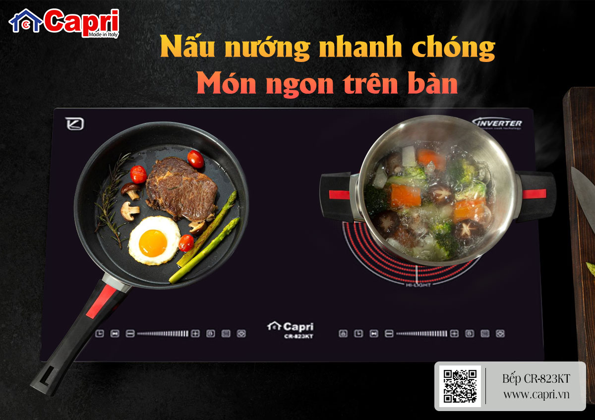 Bêp hồng ngoại không nóng có nhiều nguyên nhân